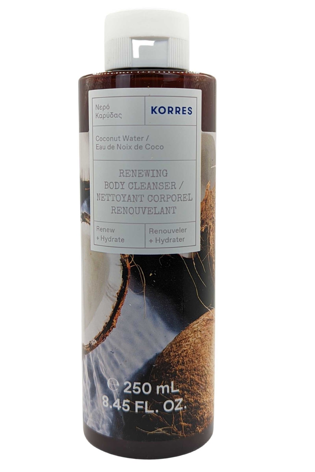 Korres Coconut Water Revitalising Shower Gel With Active Aloe Vera Dermatologically Tested Vegan 250Ml - Image 2