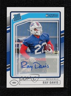 2024 Panini Donruss Rated Rookie Auto 115/199 Ray Davis #316 Rookie Auto RC 9su