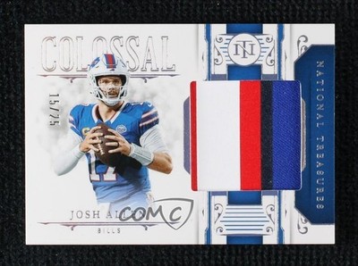 2025 Panini National Treasures Prime Holo Silver 15/25 Josh Allen #CMS-JAN 8q5