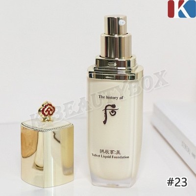 THE WHOO Gongjinhyang Mi Velvet Liquid Foundation 40ml #23 Face Makeup K-Beauty