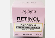 DELFANTI MILANO RETINOL DAY CREAM WITH DEAD SEA SALTS SEALED 