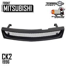 Front Net Mesh Grille Matte Black 1 Pc For Mitsubishi Lancer Ck2 Sedan 1996-1998