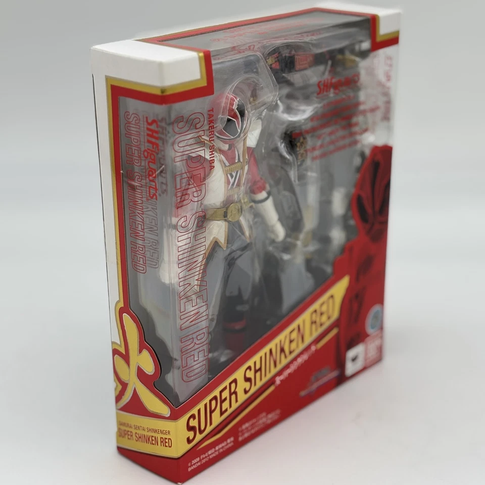 SH Figuarts Samurai Sentai Shinkenger Super Shinken Red Action Figure Bandai - Image 2 of 4