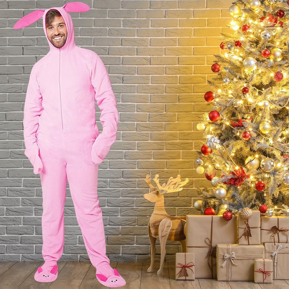 Ralphies Pink Bunny Suit