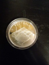 1 oz Silver Round - Football/Goalpost/Field 99.99 per troy oz