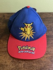 New With Tags Vintage 1999 Rare Pok mon Kids Hat Pikachu Gotta Catch Them All