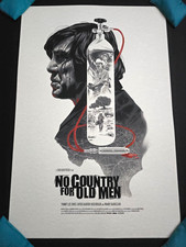 No Country For Old Men Alternative Movie Poster Art Amien Juugo #/40 Mondo BNG