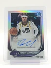 JORDAN CLARKSON 2025-26 BOWMAN CHROME AUTO REFRACTOR /499 #BCA-JC JAZZ Q7302