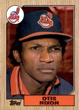 1987 Topps #486 Otis Nixon