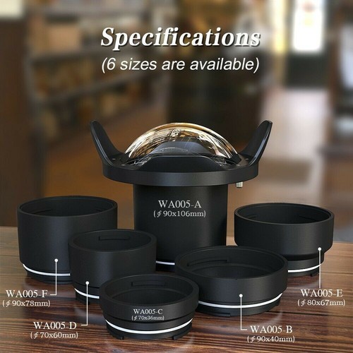 Seafrogs 6" WA005-F Glass Dome Port for Sony Nikon Canon Underwater Housing - 第 3/6 張圖片