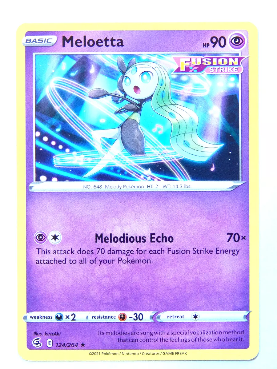 Meloetta - XY120 - Holo Mythical Collection Pokémon Promos