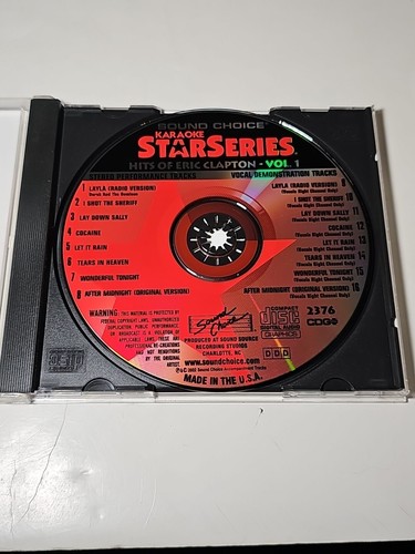 SOUND CHOICE STAR SERIES POP/ROCK - ERIC CLAPTON - VOL 1 - SC2376 -LOT 4022 - Picture 5 of 6