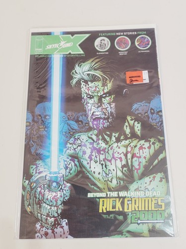 NEW Rick Grimes 2000 HC Image Comics Robert KIRKMAN Bag and Board #A9
