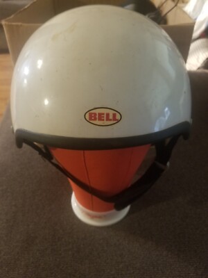 セキュリティ・セーフティ Vintage BELL TOPTEX 60s Shorty Helmet Vintage Bell Toptex White Motorcycle Half Helmet Shorty Size