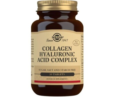 Solgar Collagen Hyaluronic Acid Complex, 30 Tablets - Hydrolyzed Collagen Type 2