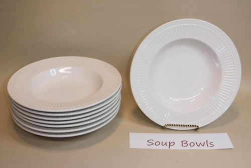 Mikasa Italian Countryside Rimmed Soup Bowls Set of 8 - Picture 1 of 5