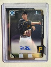 K277,517 - 2015 Bowman Chrome Draft Draft Pick Auto #BCAKN Kevin Newman
