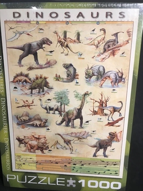 Dinosaur puzzle 1000 piece deals