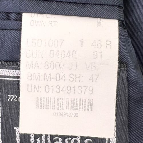 RALPH Lauren Blazer Jacket Men’s 46R Navy Blue 100% Wool Classic Coat Designer - Picture 5 of 12