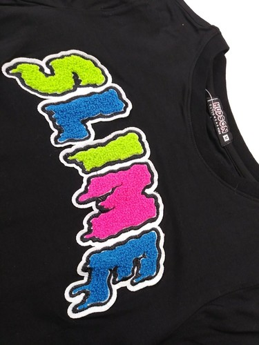 Hudson Outerwear boys medium SS TEE 100%AUTHENTIC black slime  - Picture 2 of 5