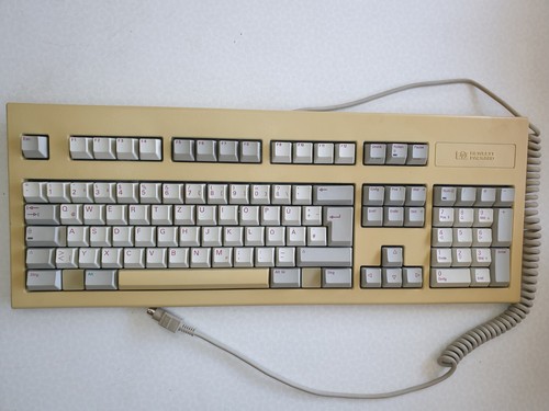 HP Hewlett Packard C1405B - ROT Beschriftung - Tastatur - Gereinigt - PS/2