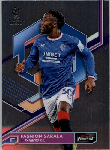 2022-23 Topps Finest UEFA Club Competitions Fashion Sakala #144