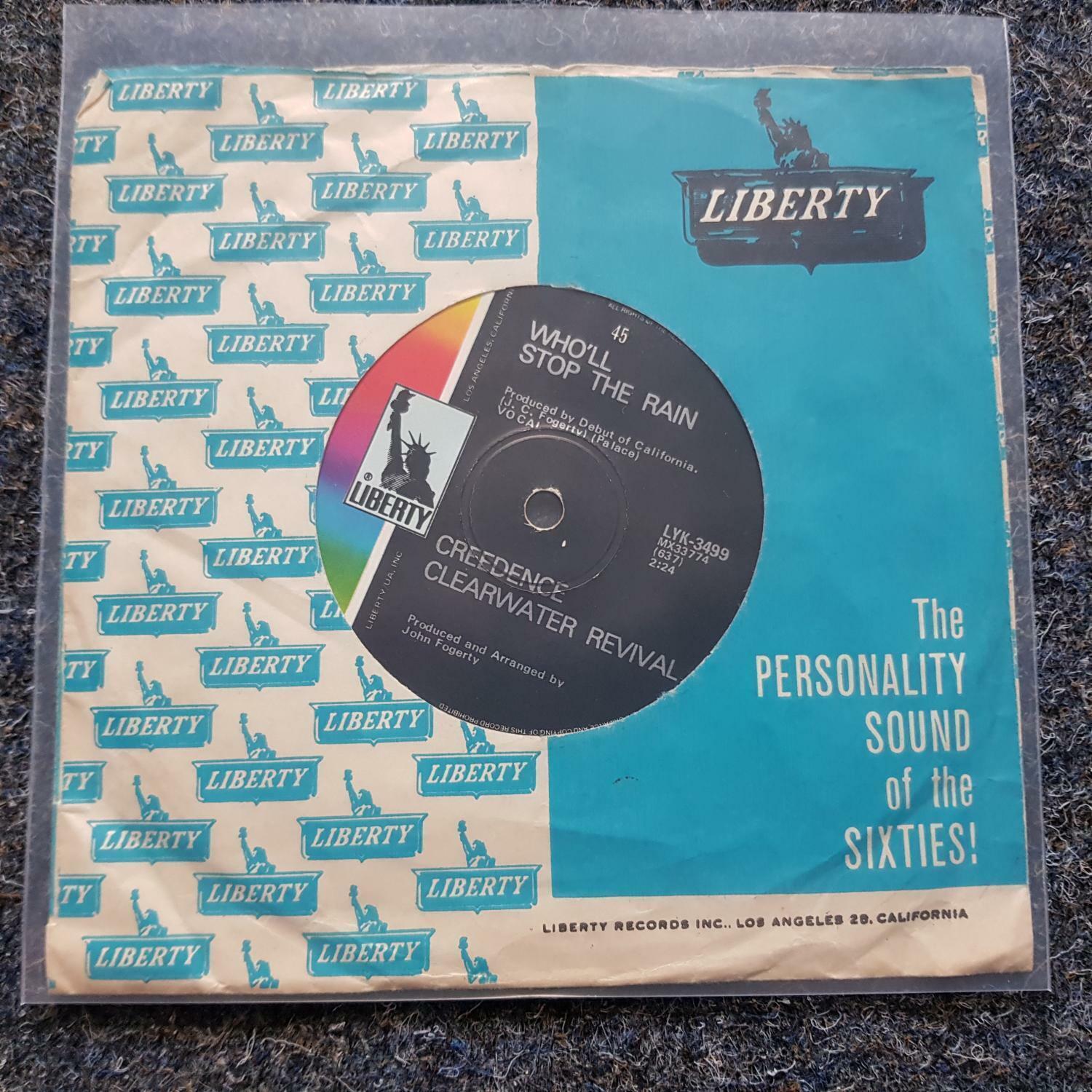 7"" Single Vinyl Creedence Clearwater Revival - Who'll stop the rain AUSTRALIA