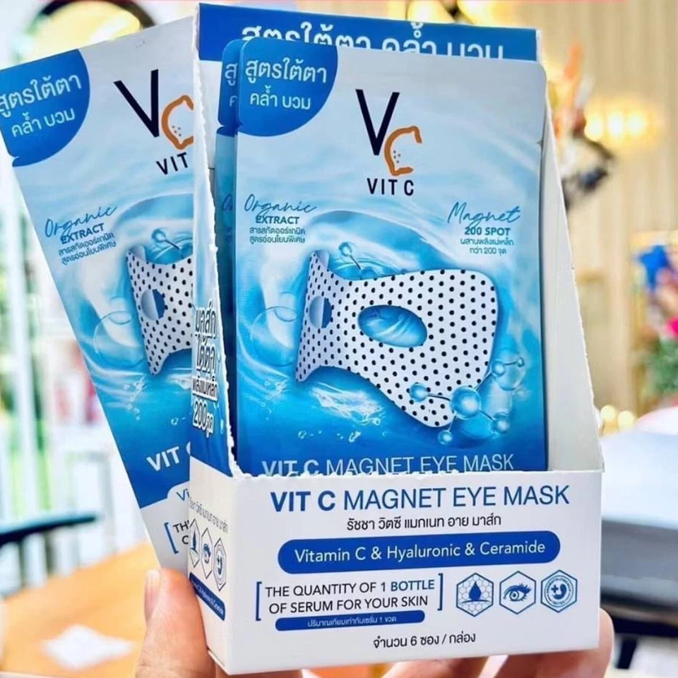 30x15ml Eye Pads for Dark Circles Under Eye Mask Vitamin C Hyaluronic Reduce Wri - Image 4 of 4