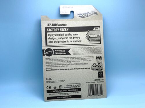 Tarjeta de Estados Unidos Hot Wheels 2025 Super Treasure Hunt STH # '87 Audi Quattro - Imagen 4 de 5