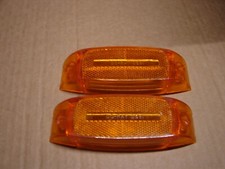 Two Do-ray 0391 Amber Marker Light Lenses - Nos