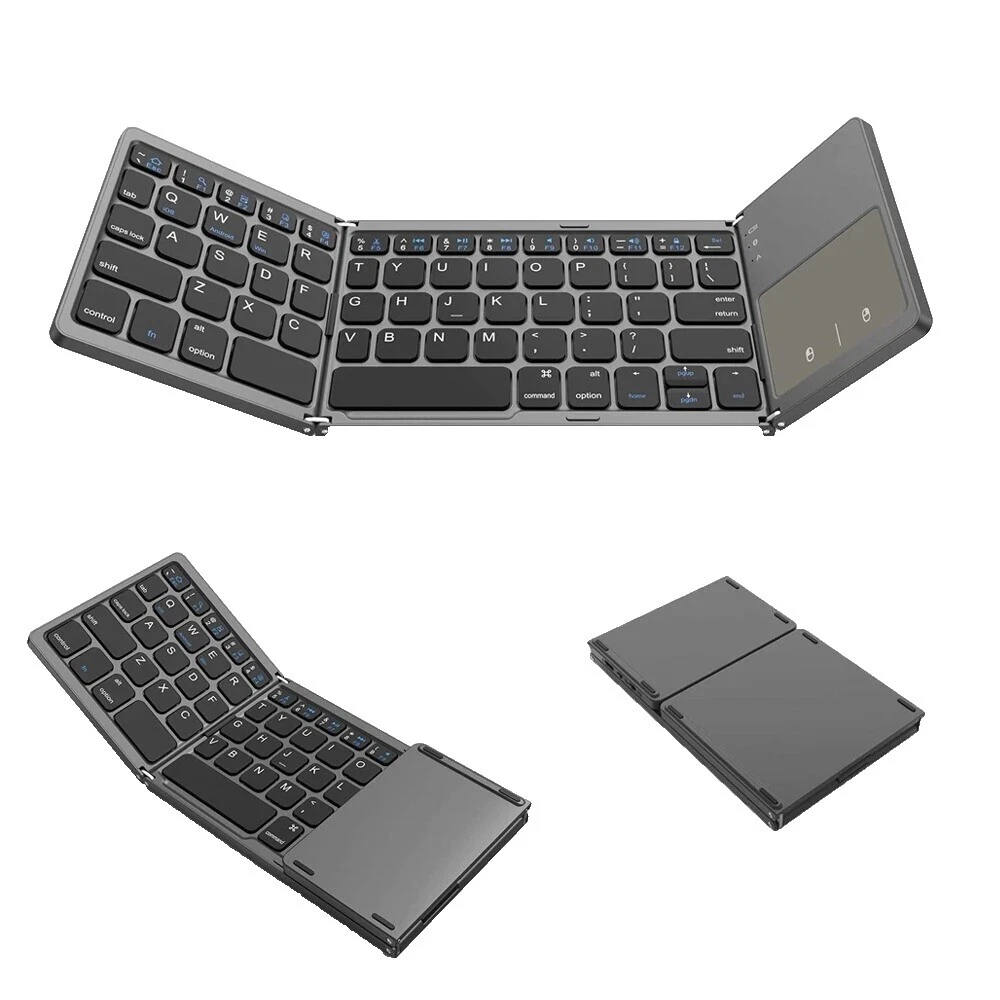 Teclados y teclados Flexible de computadora con panel táctil integrado