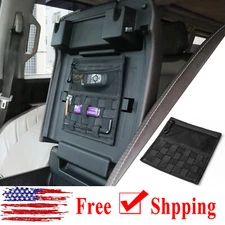 Black Accessories Tactical Webbing Molle Panel Storage Plate For Ford F150 17-21