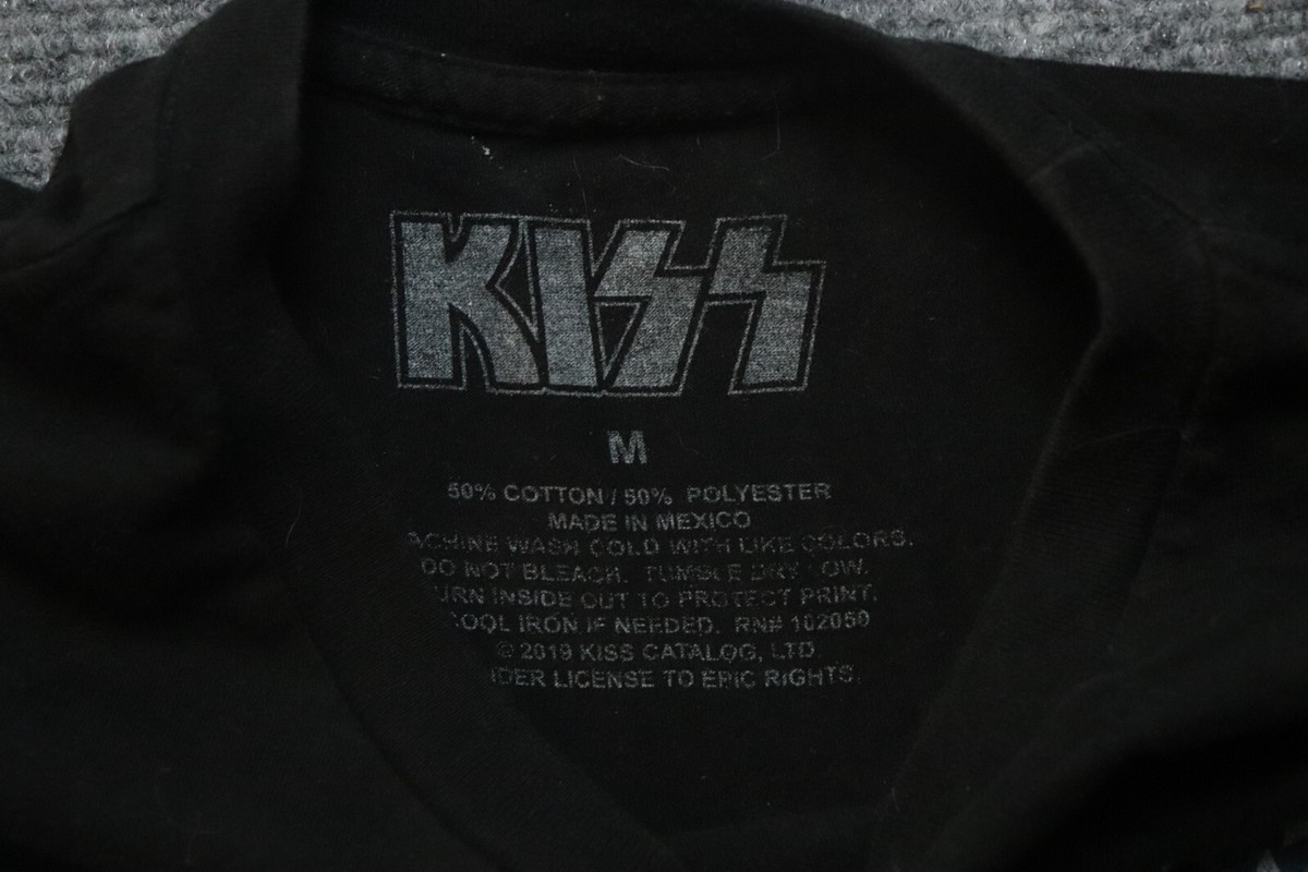 T-shirt officiel KISS noir à manches courtes 'Final tour