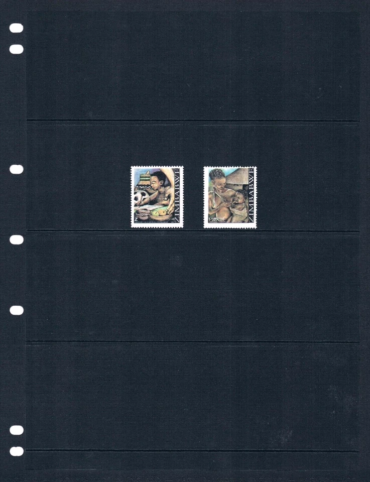 Valor Scott de $15,00 - 2007 Zimbabwe nutrición infantil, salud africana CV MNH NH UMM Foto 2 de 4