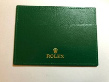 100 Authentic Rolex Certificate Warranty Card Holder and Booklet Holder