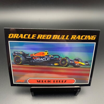 2023 Topps Chrome F1 #AU77-SP Sergio Perez Autos of 1977 BWT Oracle Red Bull