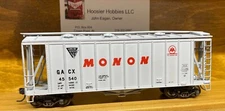 Accurate Finishing/MRRHS Monon Airslide Covered Hopper Limited Run HO