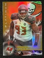 2015 Topps Platinum #82 Gerald McCoy Gold Parallel Tampa Bay Buccaneers