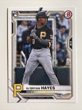2021 Topps Bowman Ke'Bryan Hayes RC #66 Pittsburgh Pirates