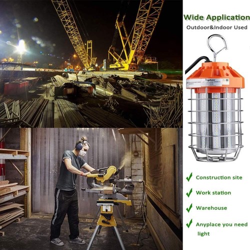 Versatile 60W LED Temporary Work Light - 5000K, Easily Installable for Job Sites - Picture 9 of 9