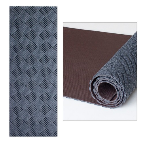 Width 3FT Runner Rug Non Slip, Washable Indoor Rubber Back Carpet Gray Entryway - Picture 8 of 9