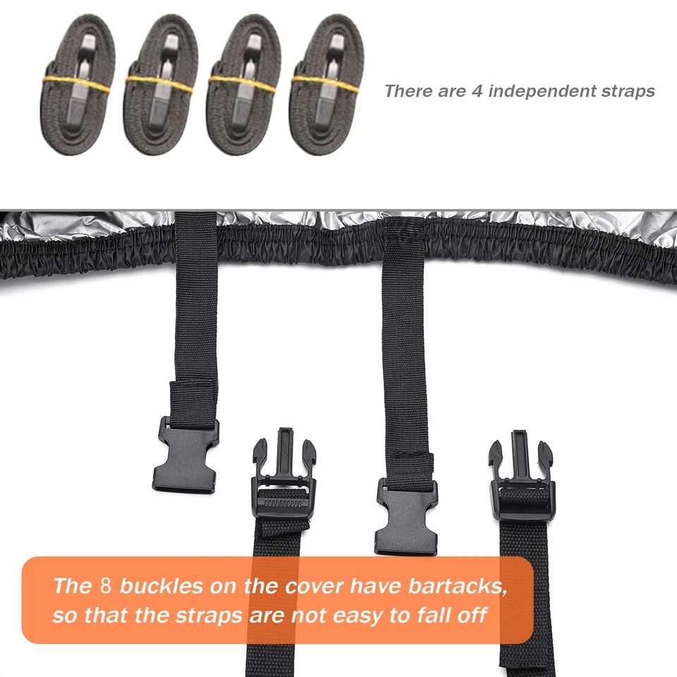 喷气滑雪盖可拖车存储适合雅马哈 WaveRunner VX 豪华/R/运动 07-14 — 第 4/4 张图片
