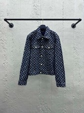 Louis Vuitton Blue Denim Jacket Unisex Size:  46, 48, 50, 52 