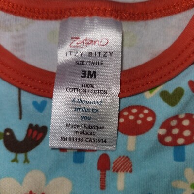Zanto Baby Girl 3 Months Itzy Bitzy Penny Lane Infant Gown 3246 | eBay