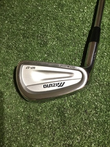 Mizuno Left Handed MP-57 Cut Muscle 6 Iron Stiff S300 Steel Shaft (+1/2”) - Picture 2 of 12