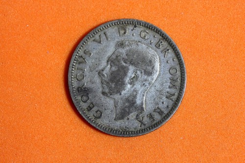 1942 Great Britain One Shilling Silver Coin #M16639 - Picture 2 of 2