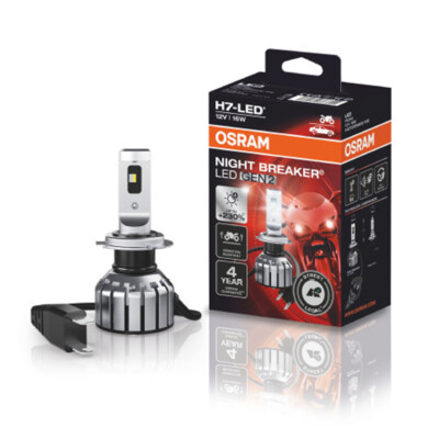 OSRAM H7 LED GEN2 NIGHT BREAKER 230 bis zu +230% 6000K Model 2024/25