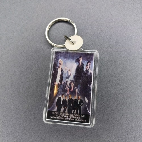 Backstreet Boys BSB Band Photo 2000 Y2K Boy Band Plastic Keychain - Picture 2 of 2