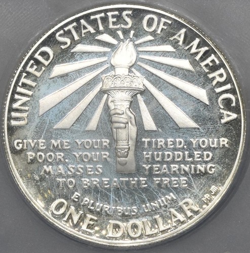1986-S Statue Of Liberty Silver Dollar IGC PR70 DCAM ✪COINGIANTS✪ - Picture 4 of 4