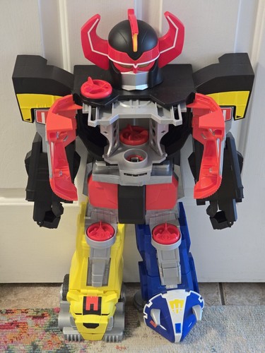 Mighty Morphin Power Rangers Megazord Imaginext Playset WITH FIGURES 3 Missiles - Picture 4 of 8